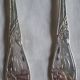 12 Art Nouveau silver-plated cutlery sets with thistle motifs