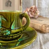 2 bamboo-decorated slushie cups