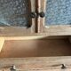 Small piece of furniture with glass doors and drawers