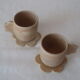 Flower cup with cup - Vagabonde Création