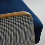 Square chair velvet hen's feet