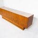Mid-Century Modern Sideboard, Wood and Travertine, 1970s