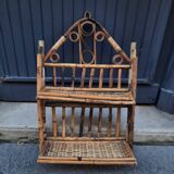 Rattan shelf