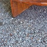 Brutalist oak notch from the 60s
