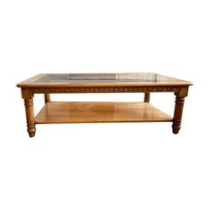 Table basse merisier