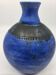 Jacques Blin vase in blue ceramic, France, Mid Century Design