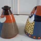 Duo salt pepper ceramic by Lussan Heidi Caillard