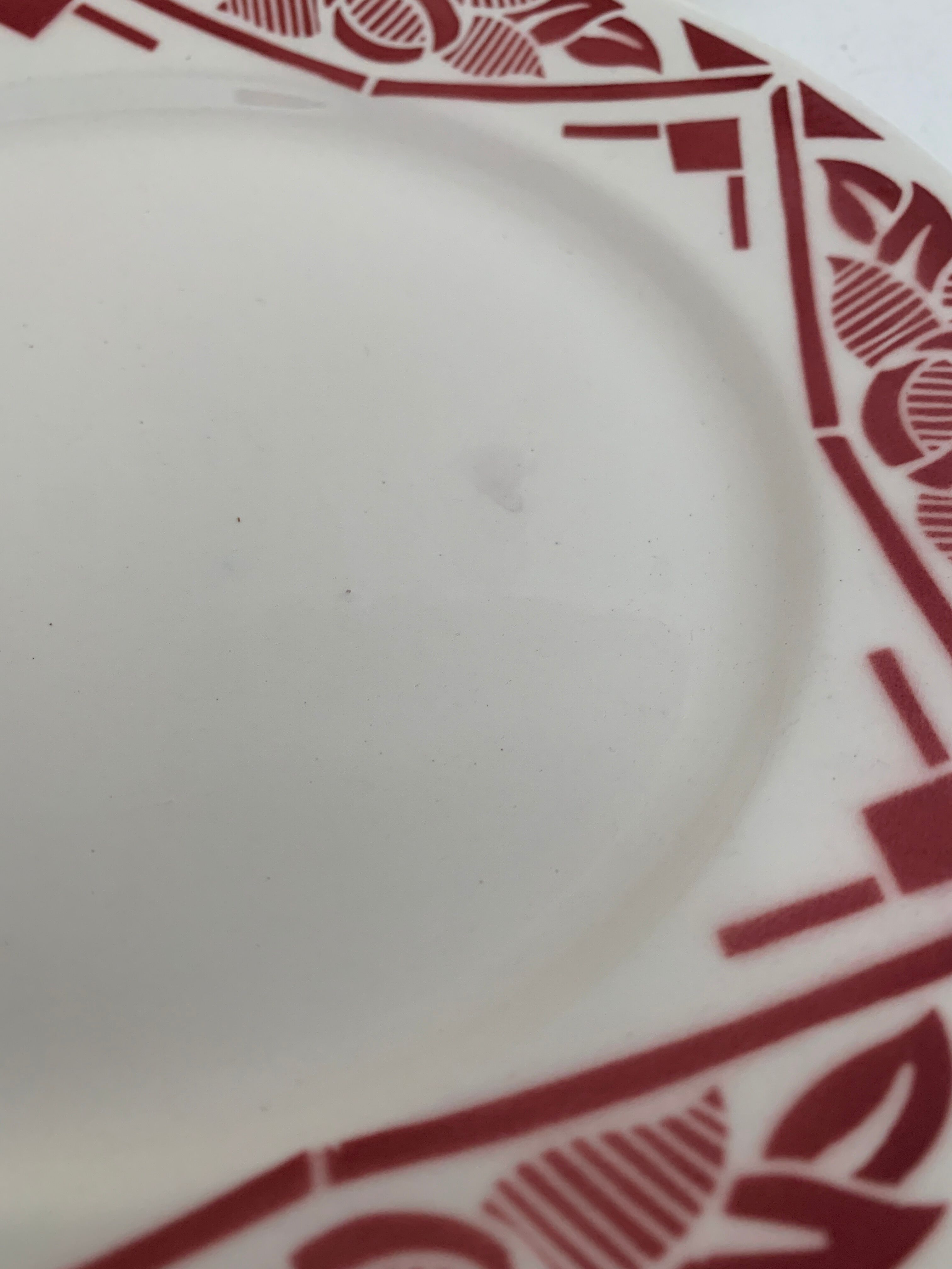 7 Badonviller plates, Marcel model, 1900