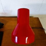 Red flexible desk lamp