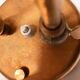 Italian articulated wall light diabolo design 50s