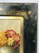 Watercolor decorated with dahlias by Pascal Courcelles 1956