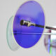 Suspension italienne en verre Duo années 70