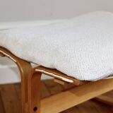 Vintage Scandinavian lounge chair and ottoman Relling model Siesta 1960