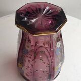 Crystal flower vase early 20th century