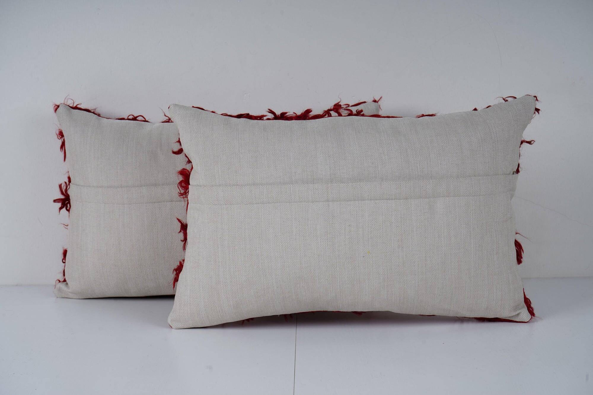 Set of 2 vintage Turkish cushion covers 33x51 cm