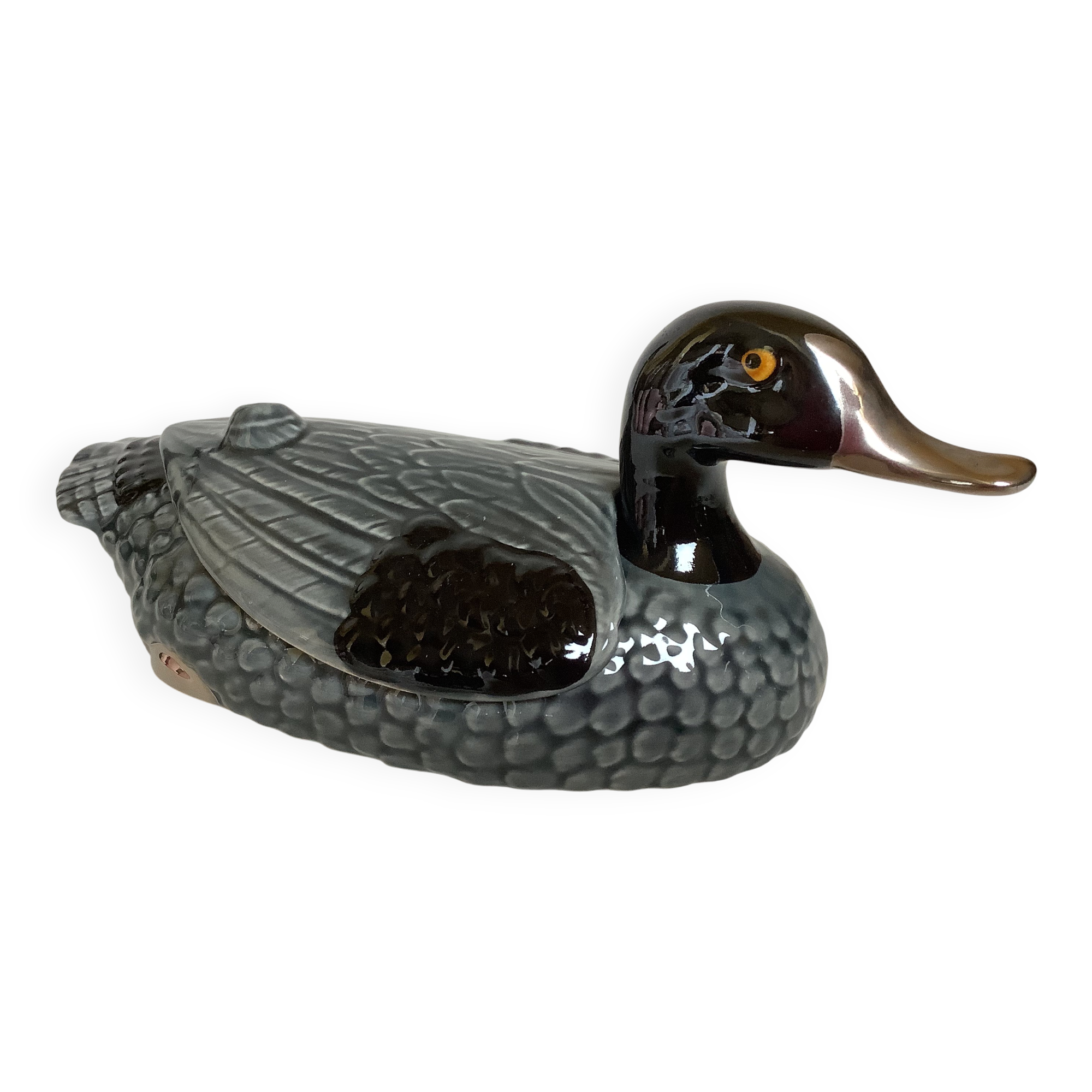 Ceramic duck catchall
