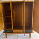 Vintage wardrobe with compass feet from the 60s
