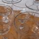 10 stemmed glasses "Cholet" art deco crystal year 1940