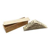 Jeu de dominos postmoderne, Pologne, années 1950, ensemble de 28.