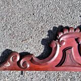 Superb old pediment in carved wood