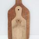 Trois planches à découper bois massif patiné vintage