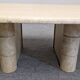 Travertine coffee table, Italy circa 1970