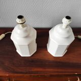 Pair of vintage lamps 1980