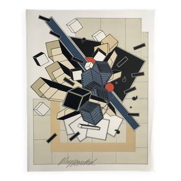 Alain le yaouanc, water, 1978. original lithograph signed in pencil.