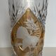 Bohemian crystal vase