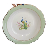 Hollow serving dish - peacock décor - l'amandinoise