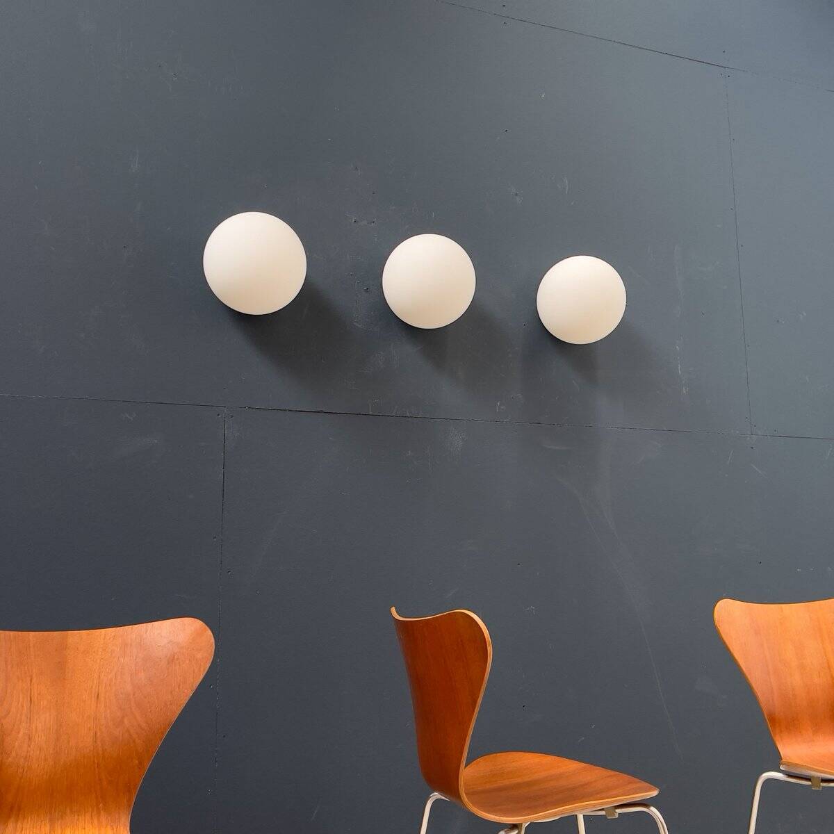 Castore Ball Sconces by Lucchi Michele, Set of 3