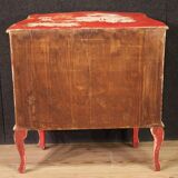 20th century lacquered and painted Venetian sideboard