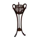 Elegante Porta Vaso Vintage in Ciliegio