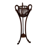 Porte-vase vintage en cerisier
