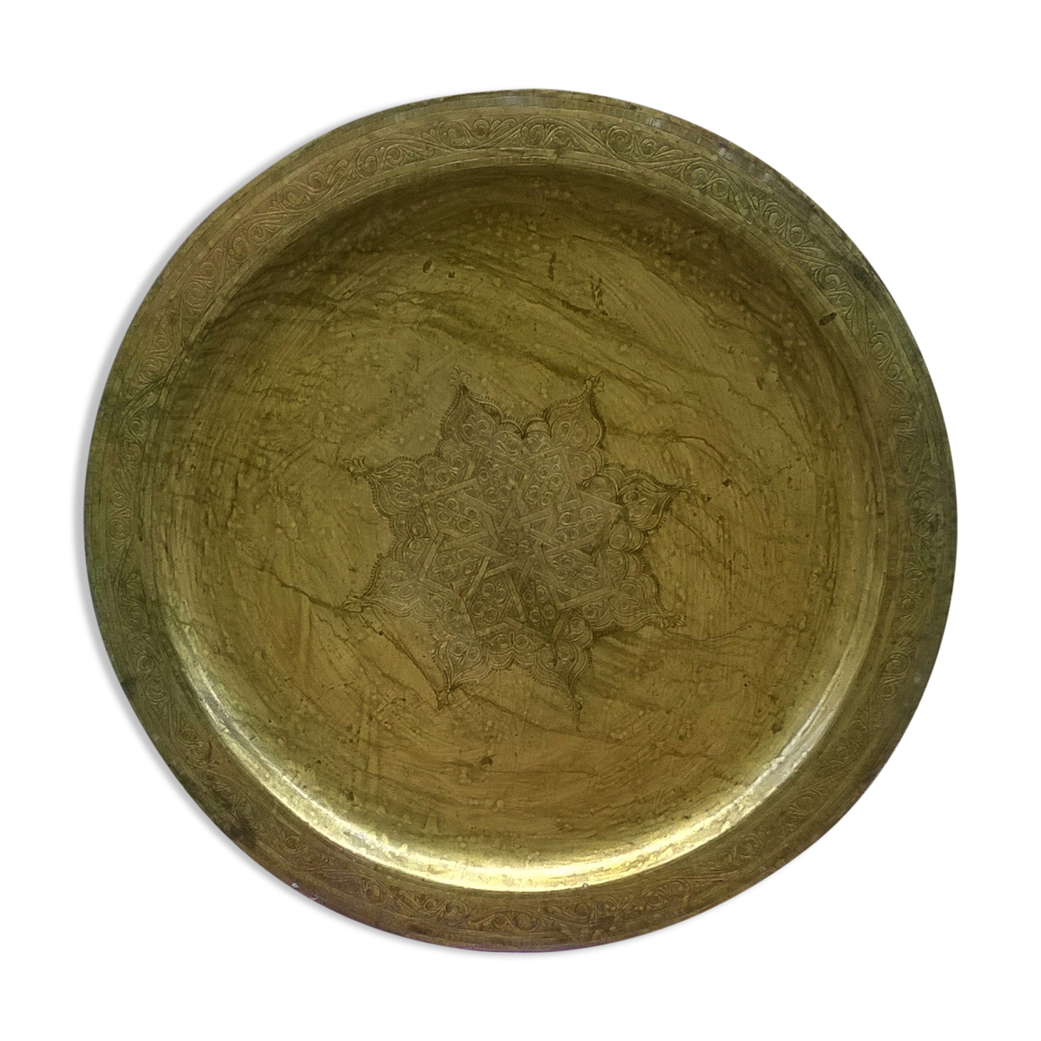 Vintage Oriental Plateau 64.5 cm