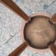 Gueridon side table old marble top vintage xxeme