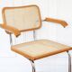 Cesca B64 Breuer Made in Italy armchair - Seat cane redone