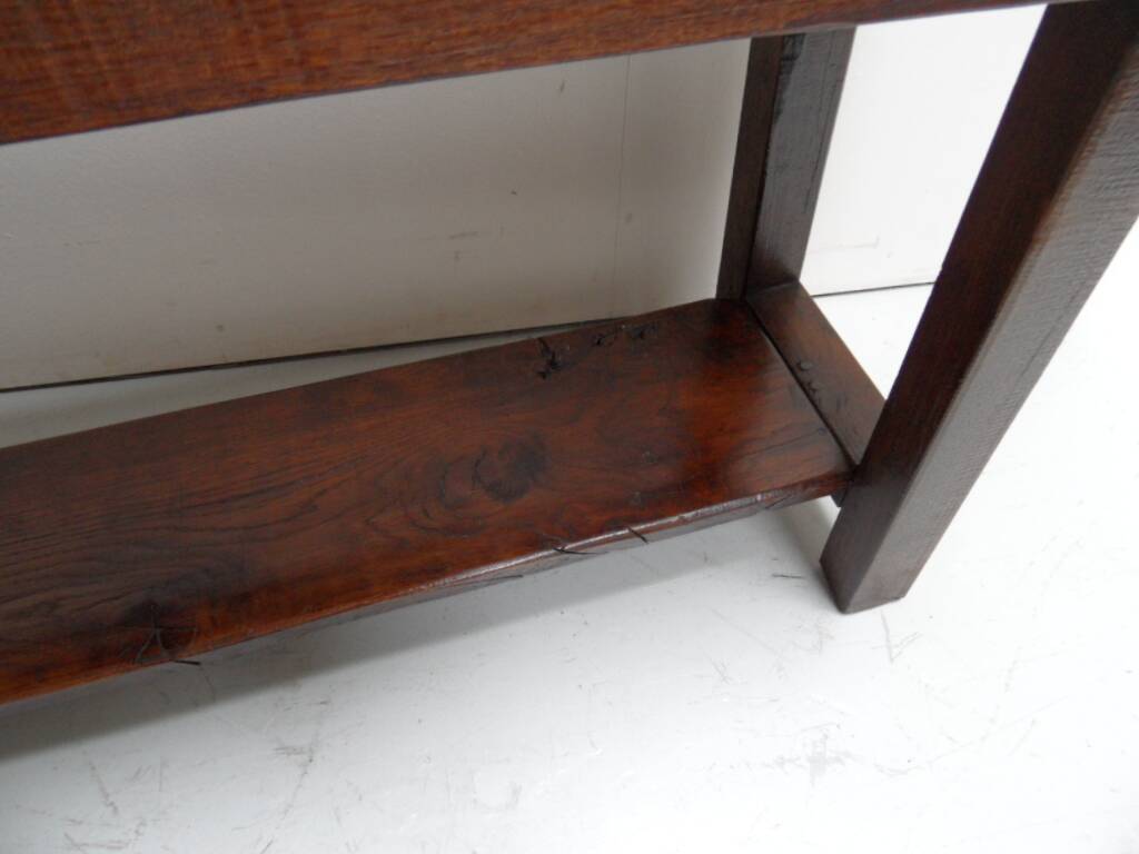 Table de travail en chêne ancien
