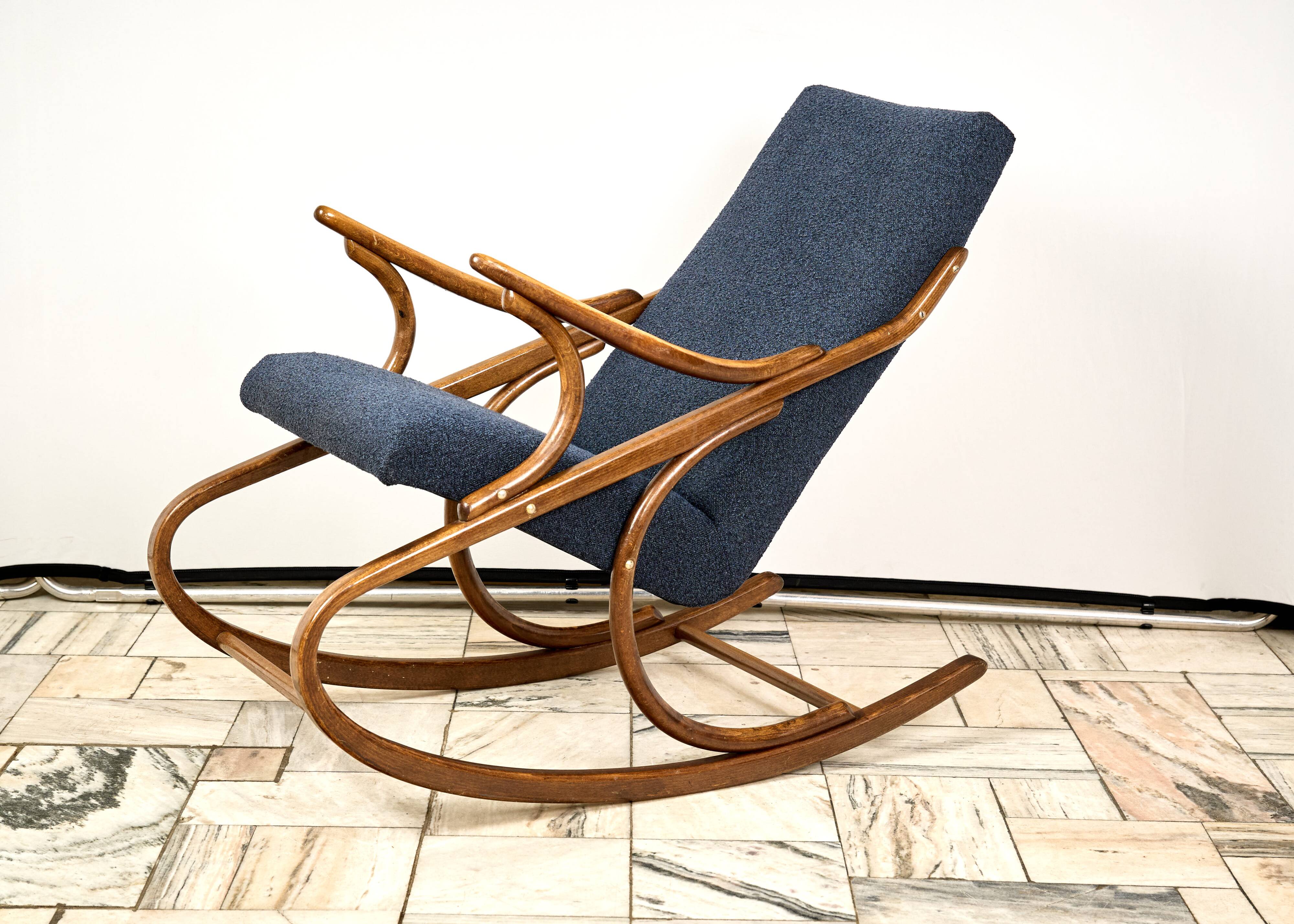 Bentwood Rocking Chair from Ton, 1960s, Czecoslovakia