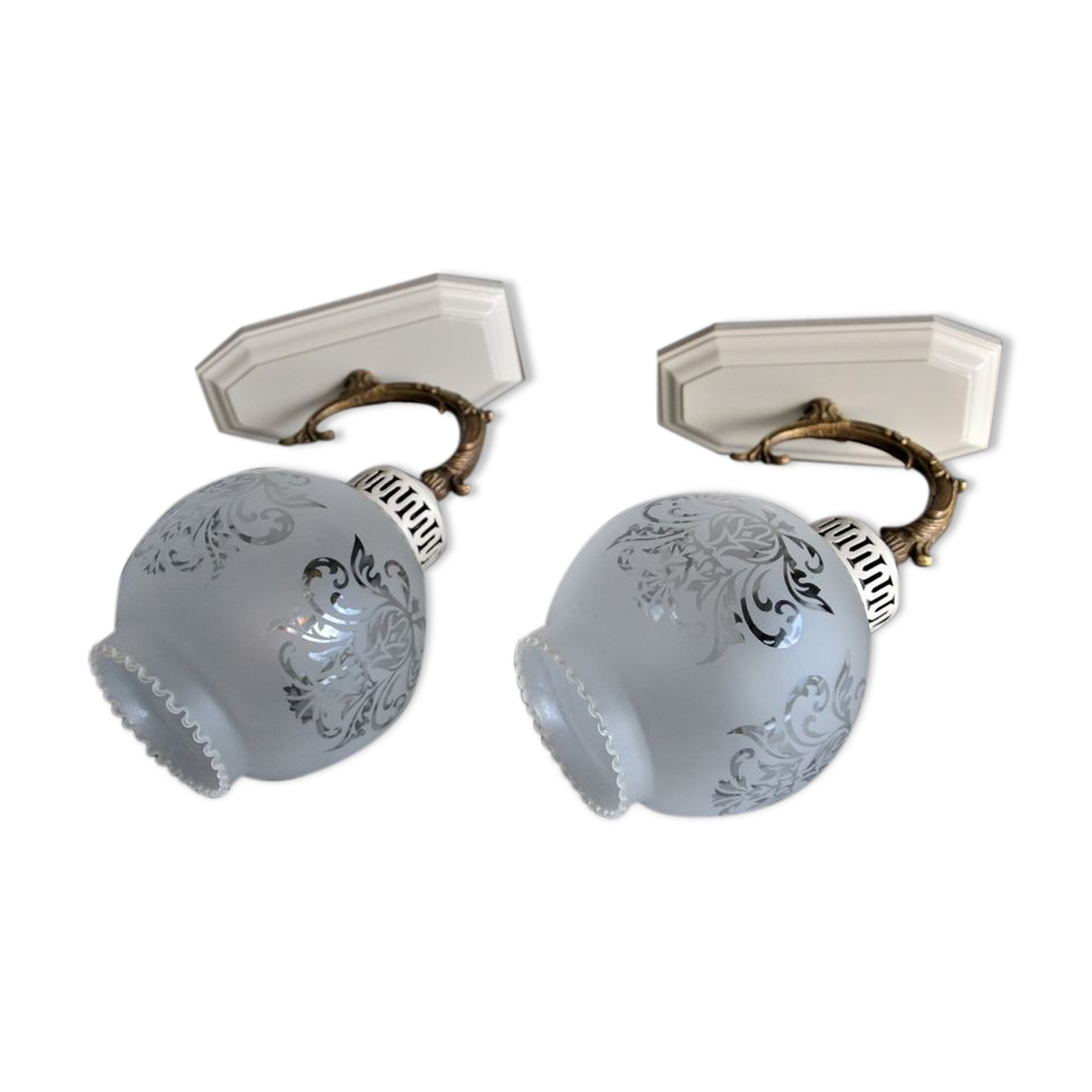 Set of 2 wall sconces