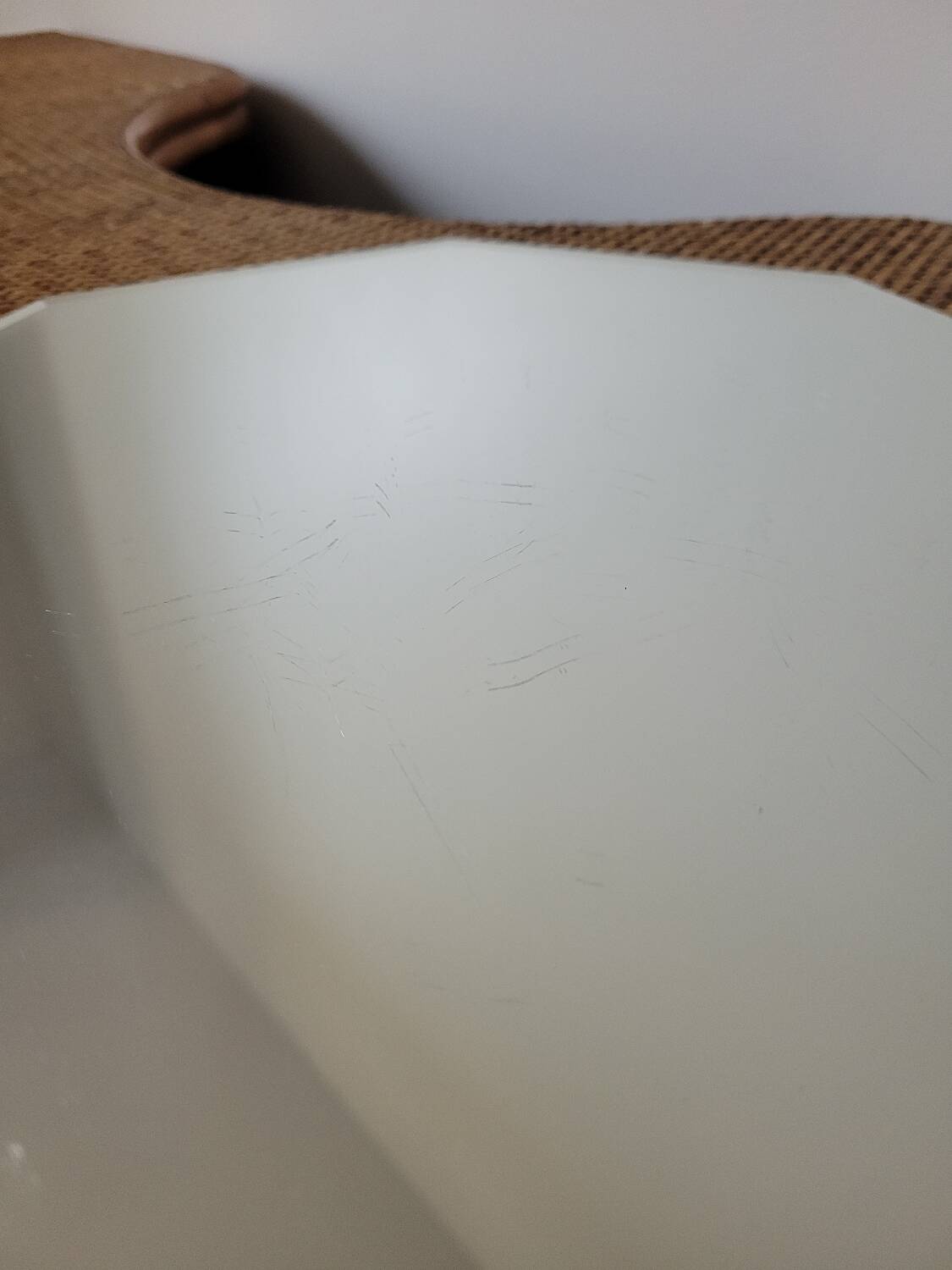 Miroir octogonal biseauté à poser