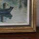 Oil painting on canvas, study work based on Monet.