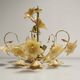 Vintage chandelier style 1960-1970 Murano, glass flowers