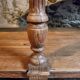 French 19th-century oak draper's table – Antique kitchen island console