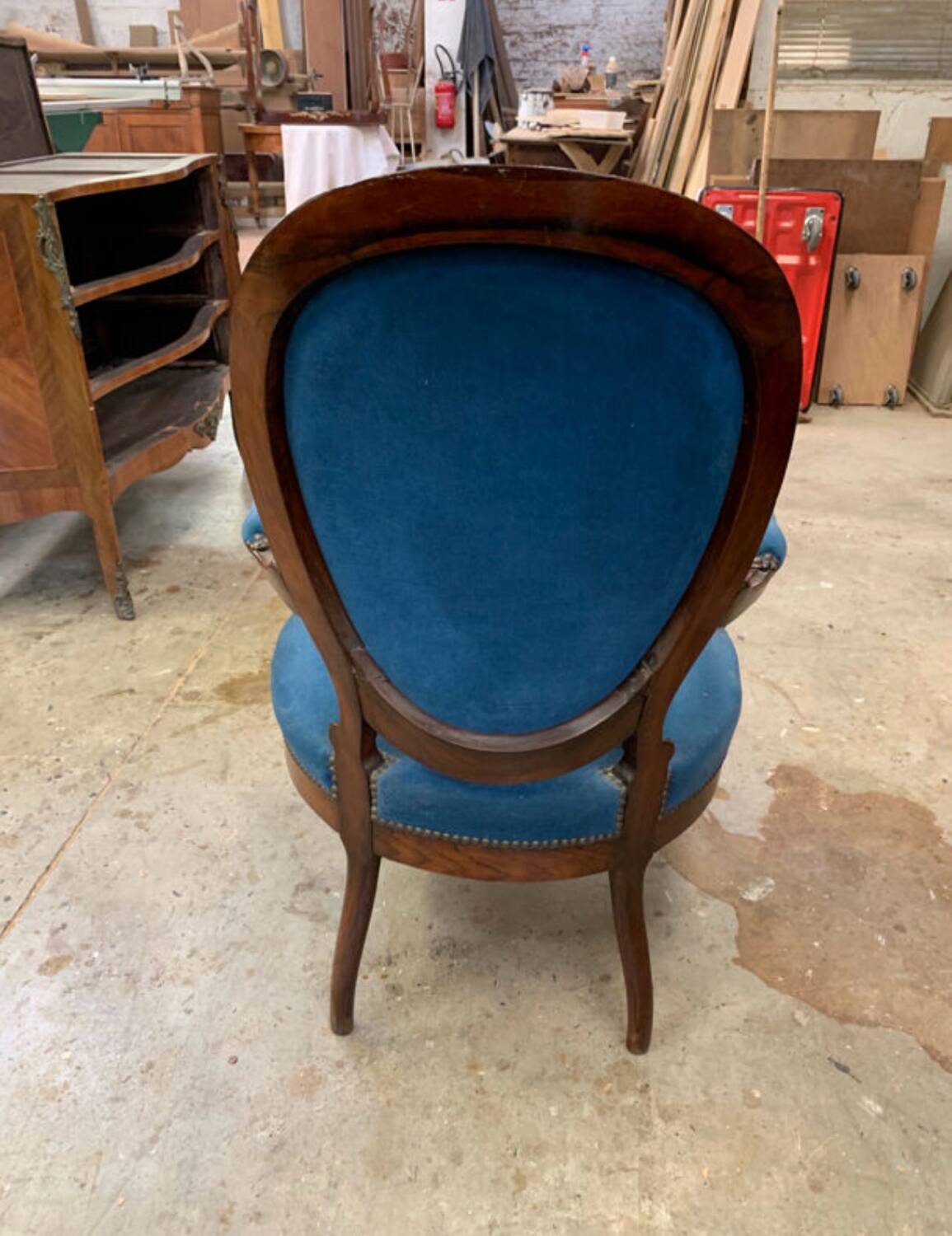 Louis Philippe armchair in rosewood