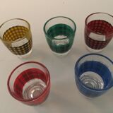 6 digestive glasses from the 50s