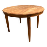 Oval art deco extendable dining table