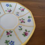 Limoges Porcelain Cup with Decor of Barbel Fish and Roses