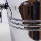 Stainless steel champagne bucket, France 1980
