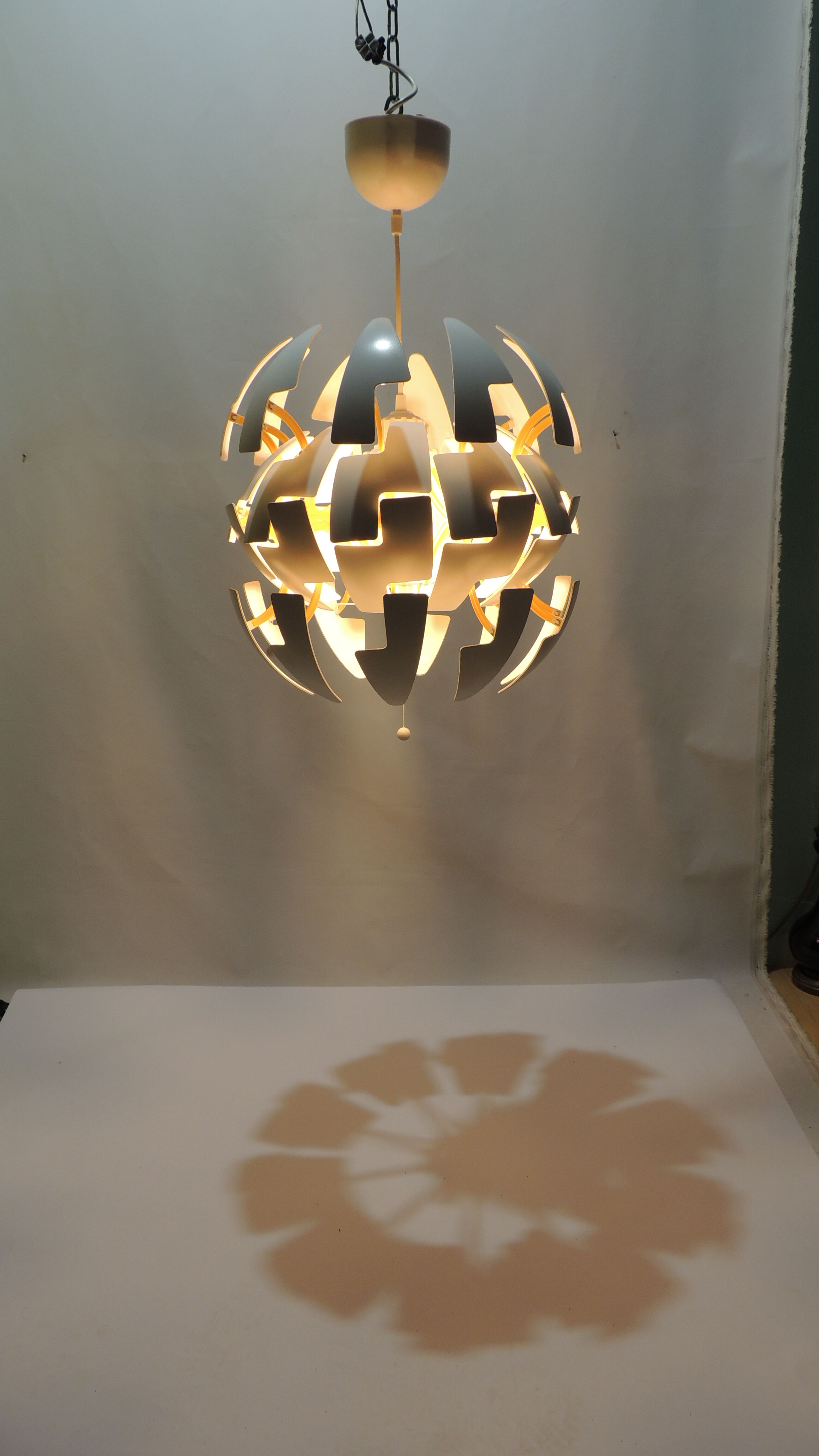 Hanging chandelier IKEA PS 2014 stars war Design by David Wahl